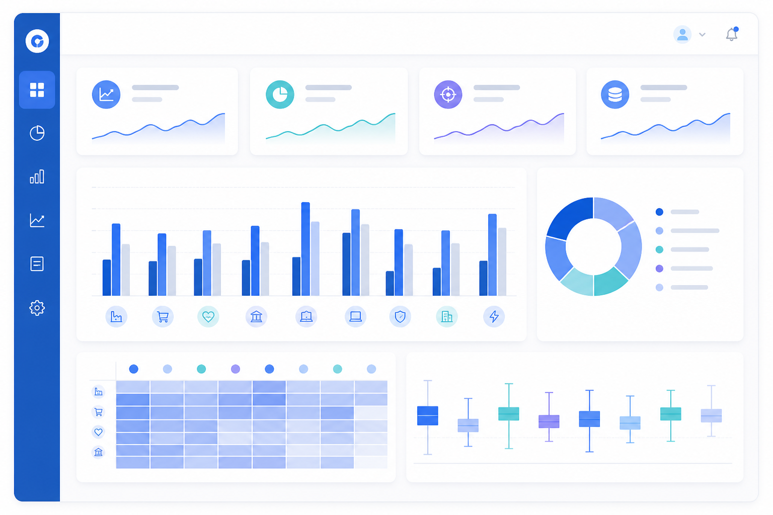 Tableau de benchmarks service client comparant les performances par secteur d'activité