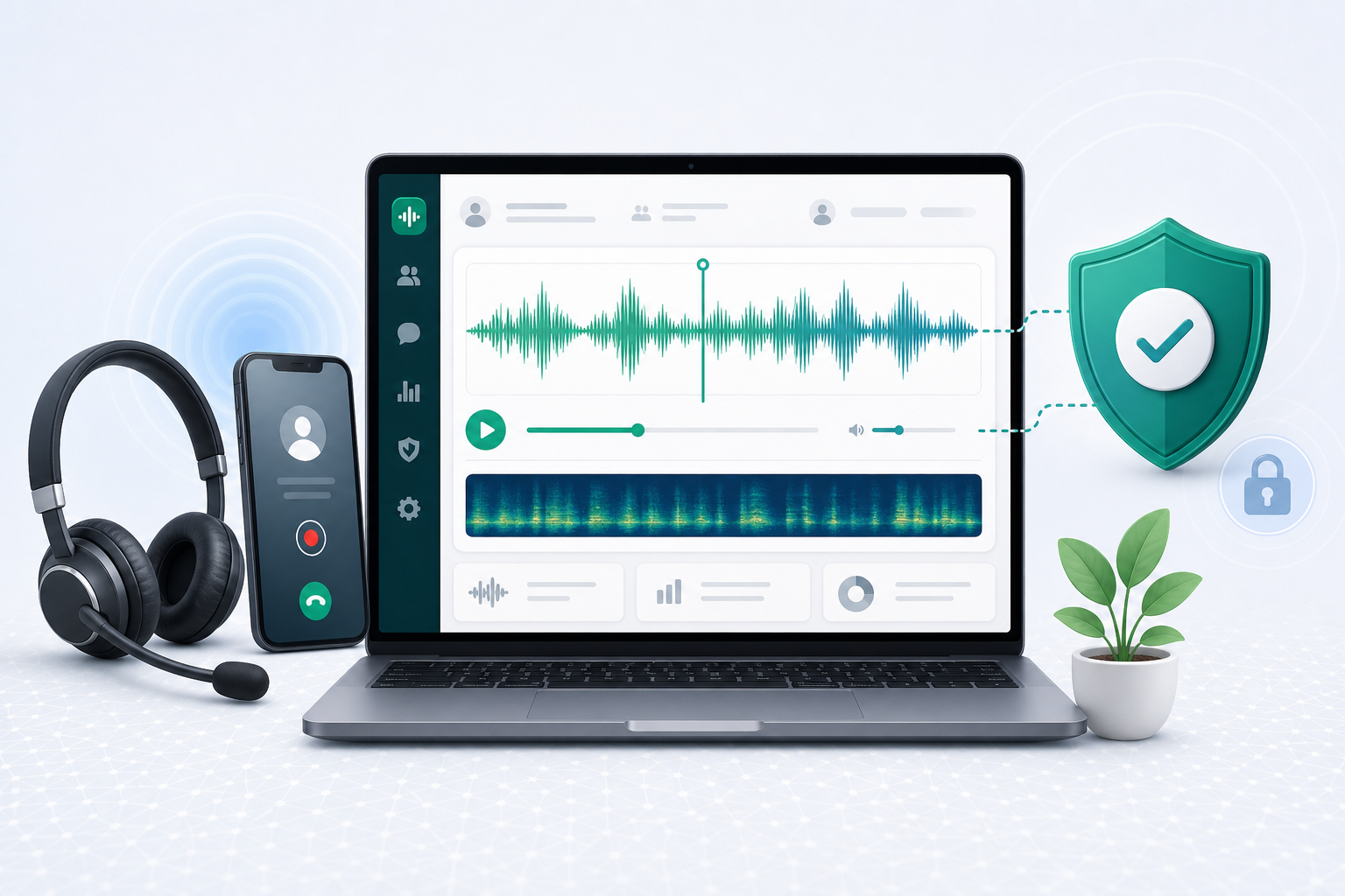 Interface de monitoring d'enregistrement d'appels pour le contrôle qualité