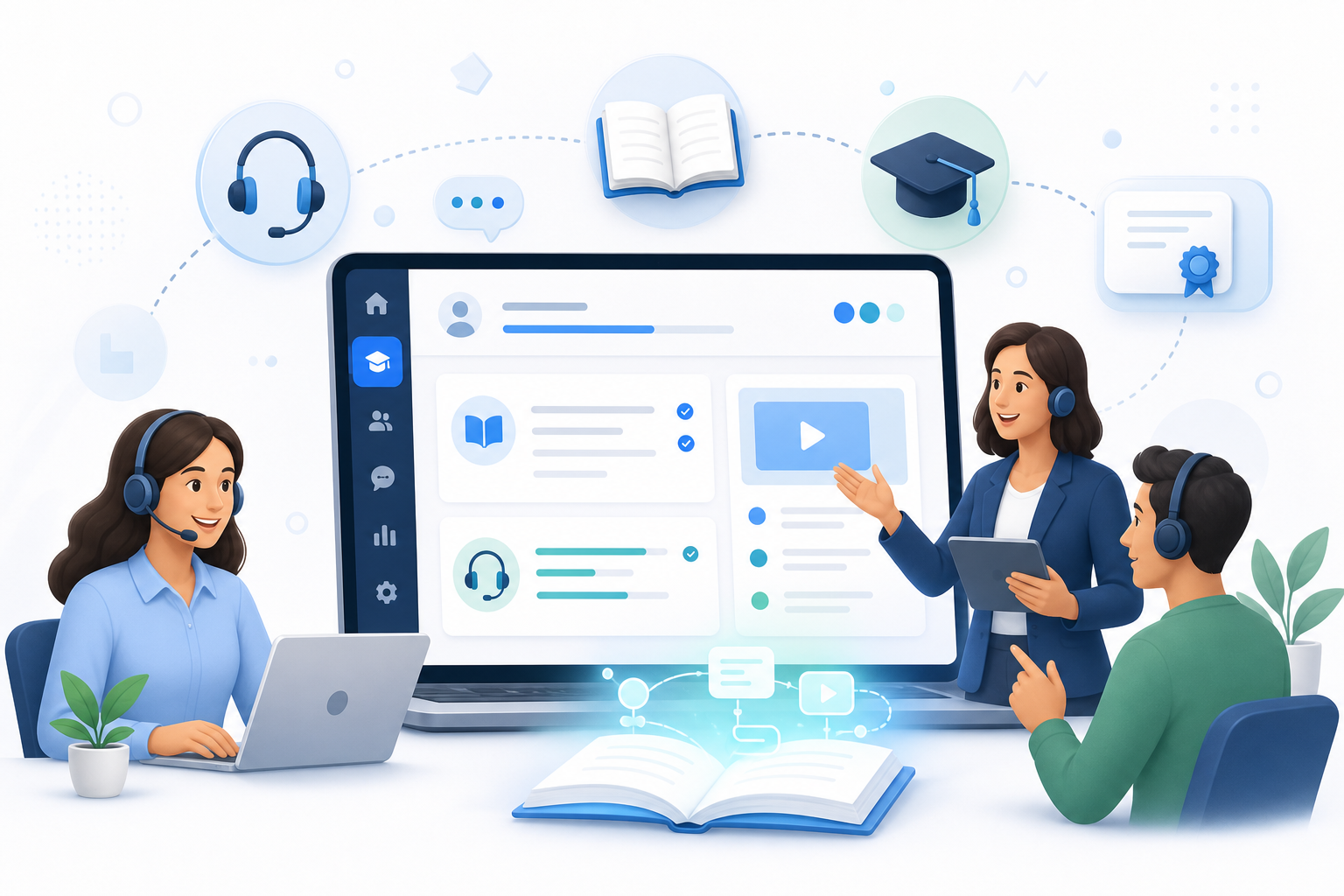 Formation et coaching d'une équipe de service client