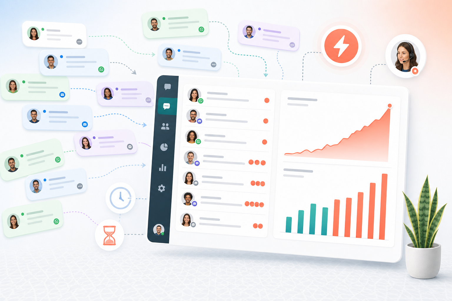 Gestion des pics d'activité en service client avec prévision et automatisation