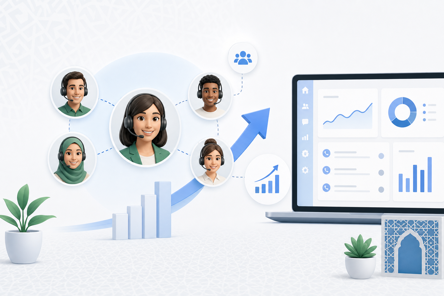 Équipe support en croissance avec processus structurés et outils d'automatisation