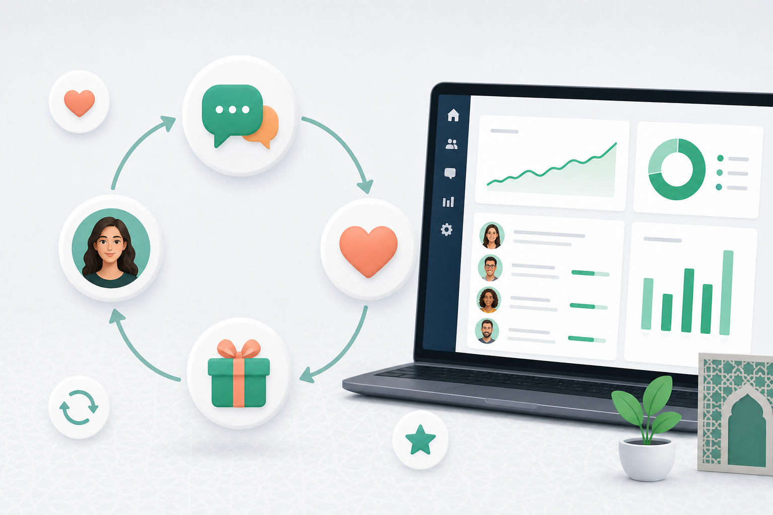 Stratégies de fidélisation et rétention client avec indicateurs de performance