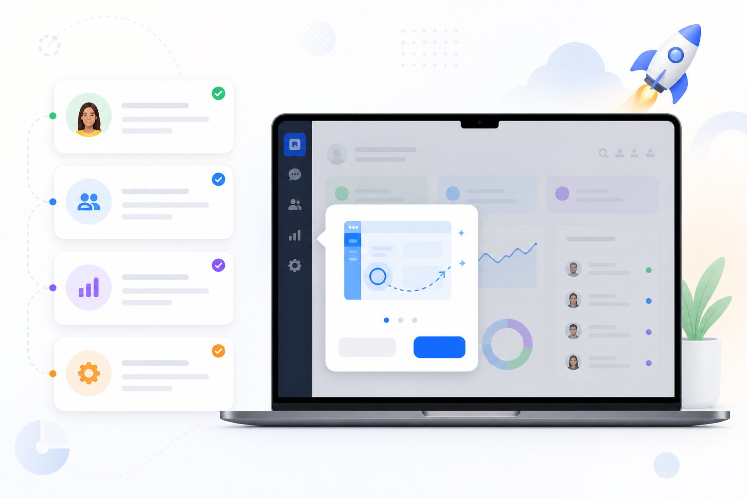 Onboarding client SaaS avec séquences automatisées et health scoring