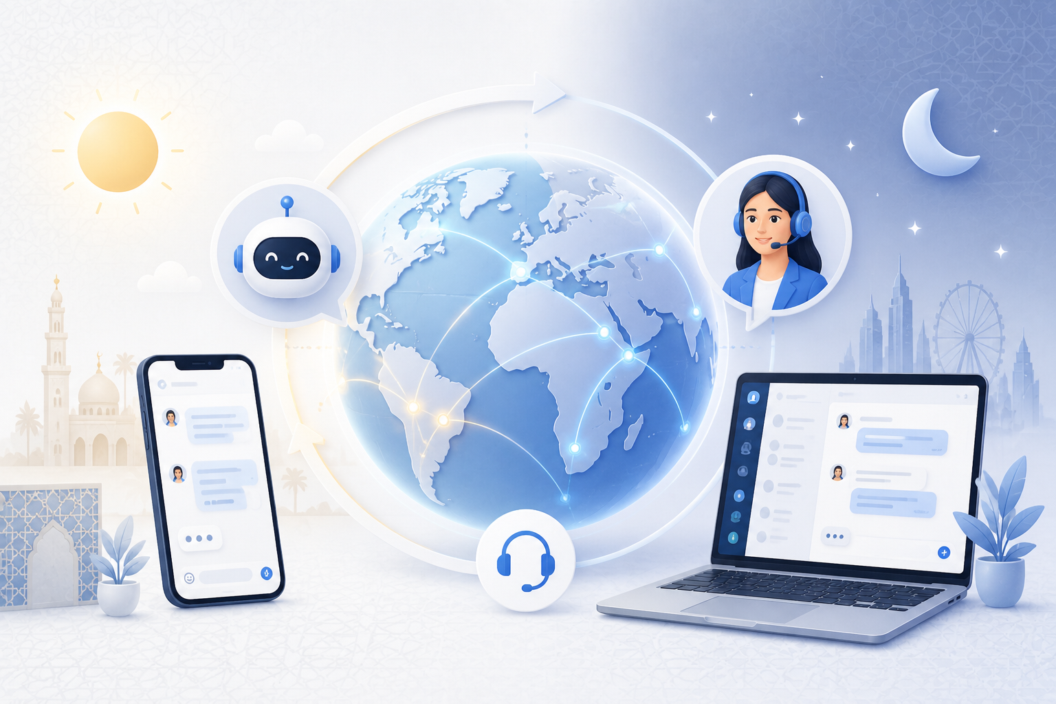 Stratégies de support client disponible 24 heures sur 24