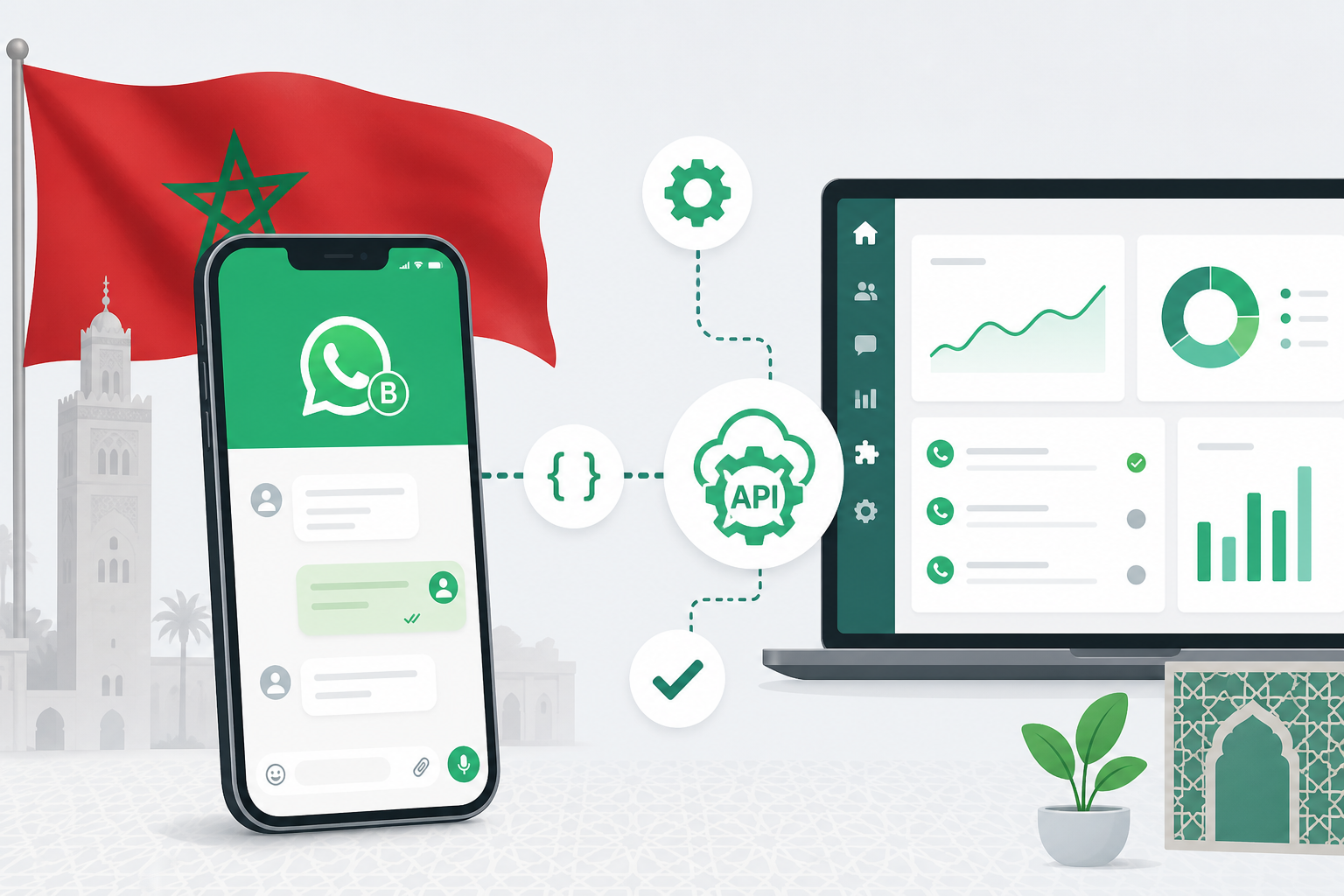 Configuration WhatsApp Business API pour une entreprise marocaine